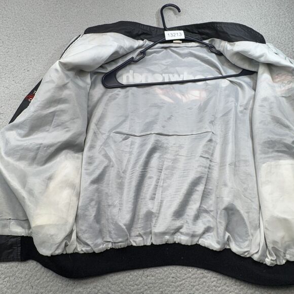 VINTAGE Dale Earnhardt Jacket Mens XL Black Gray‎ Goodwrench Racing NASCAR 90s - Picture 8 of 12